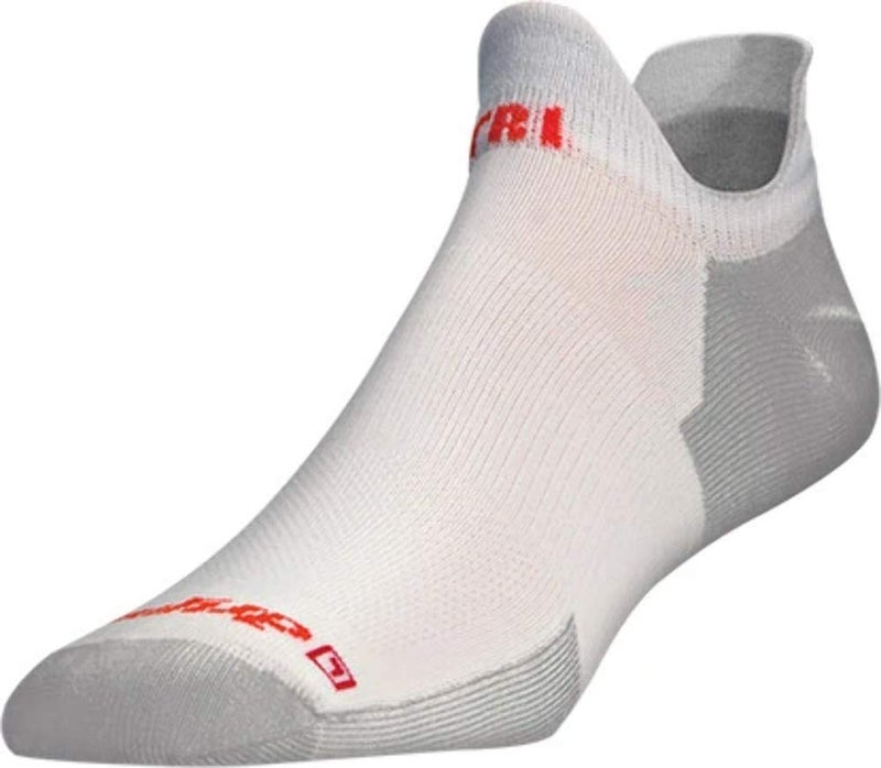 Drymax Triathlete, White/Gray, W10-12 / M8.5-10.5, 1 Pack - Image 1